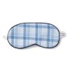 Kids Petite Plume Slippers & Accessories | Kid'S Twill Sleep Mask In Seafarer Tartan