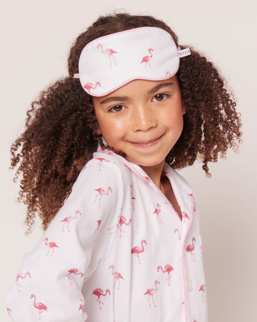 Kids Petite Plume Slippers & Accessories | Kid'S Sleep Mask In Flamingos