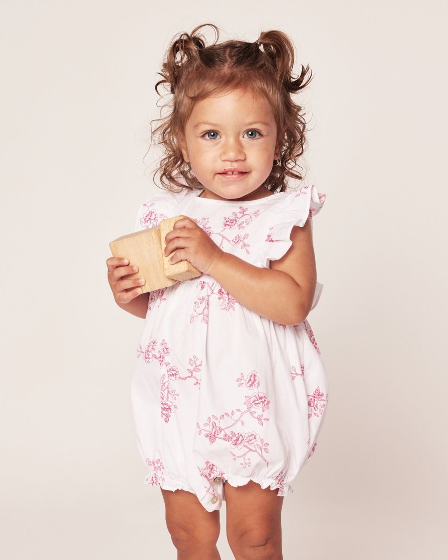 Kids Petite Plume Rompers | English Rose Ruffled Romper