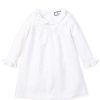 Kids Petite Plume Nightgowns | Children'S White Scarlett Elegant Flannel Nightgown