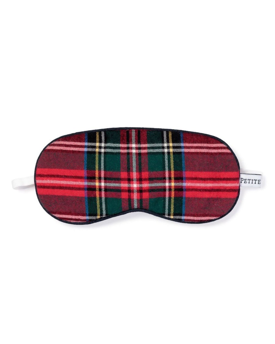 Kids Petite Plume Slippers & Accessories | Kid'S Sleep Mask In Imperial Tartan