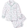 Kids Petite Plume Pajamas | Kid'S Flannel Pajama Set In Apres Ski