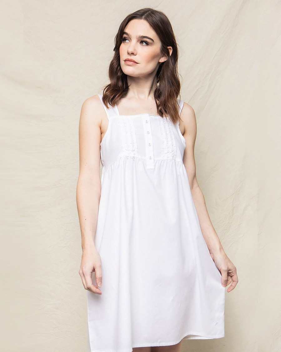 Women Petite Plume | Women'S White Charlotte Nightgown