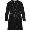 Women Petite Plume | Women'S Pima Robe In Black