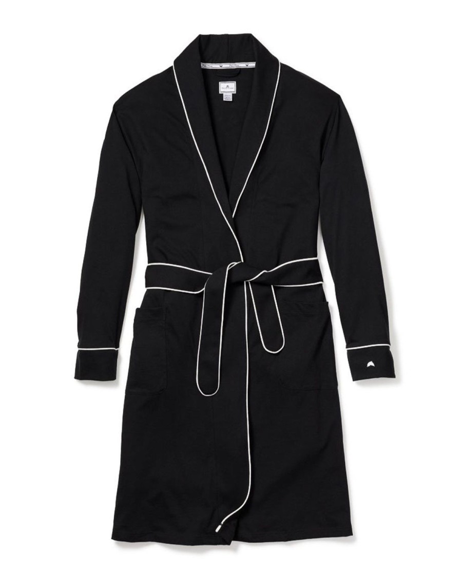 Women Petite Plume | Women'S Pima Robe In Black