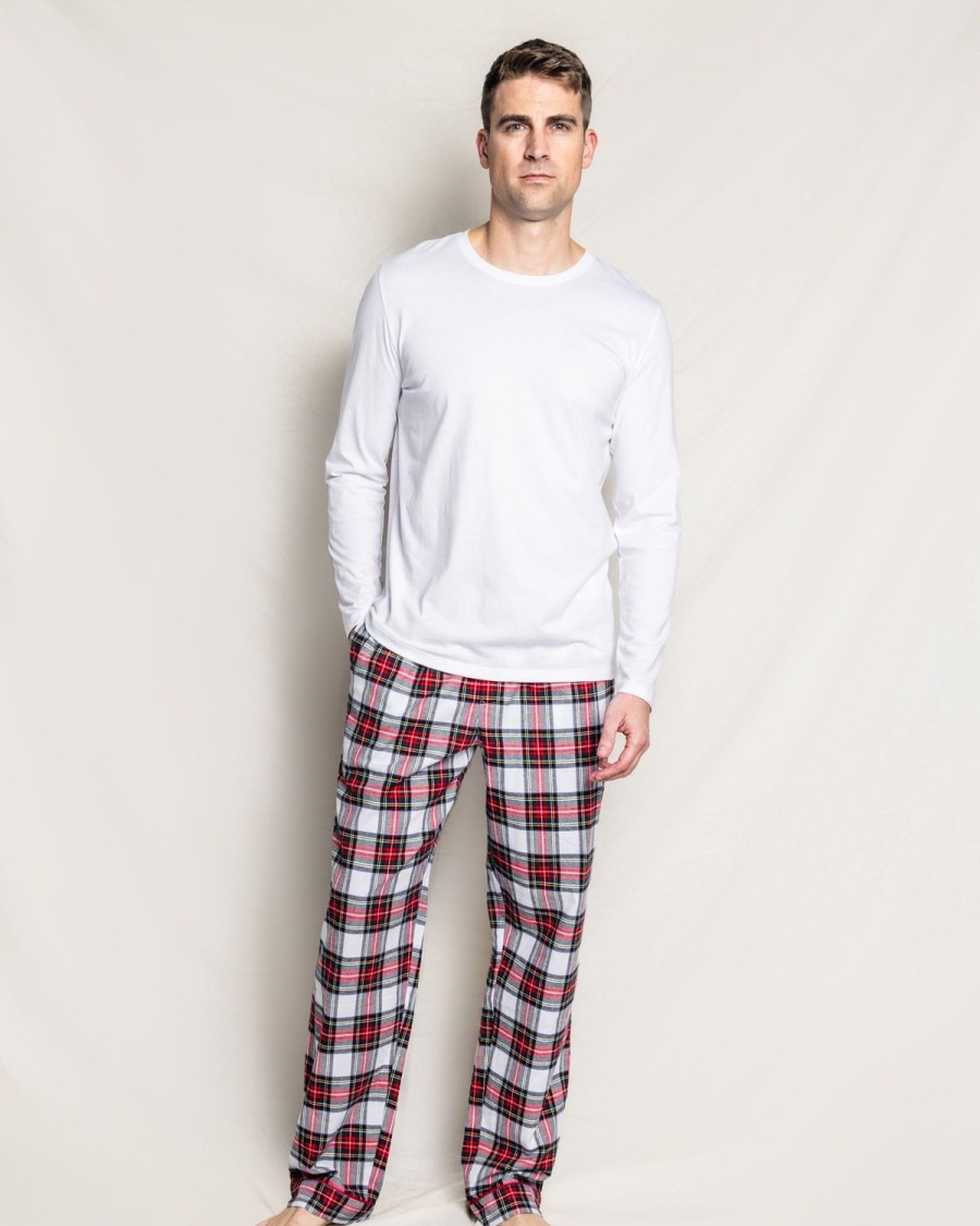 Men Petite Plume | Men'S Brushed Cotton Pants In Balmoral Tartan