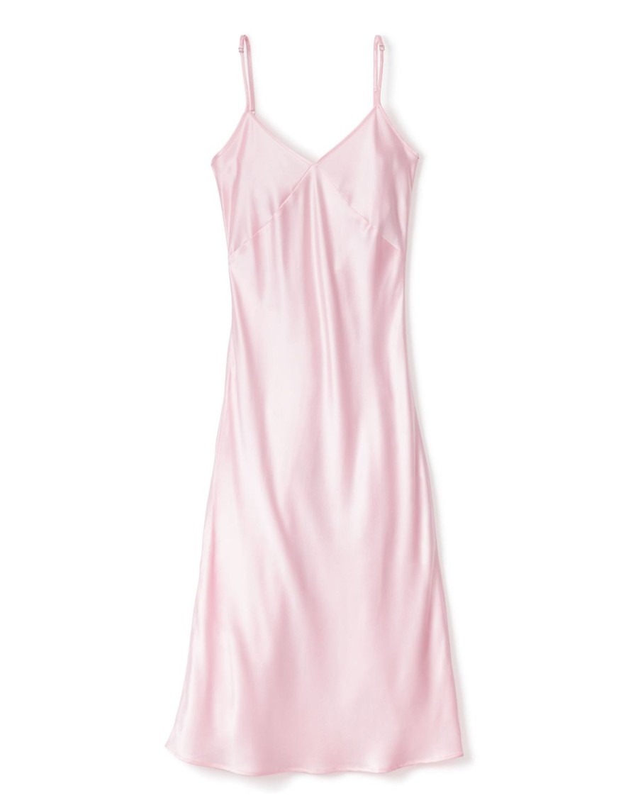 Women Petite Plume | Women'S Silk Cosette Nightgown In Pink