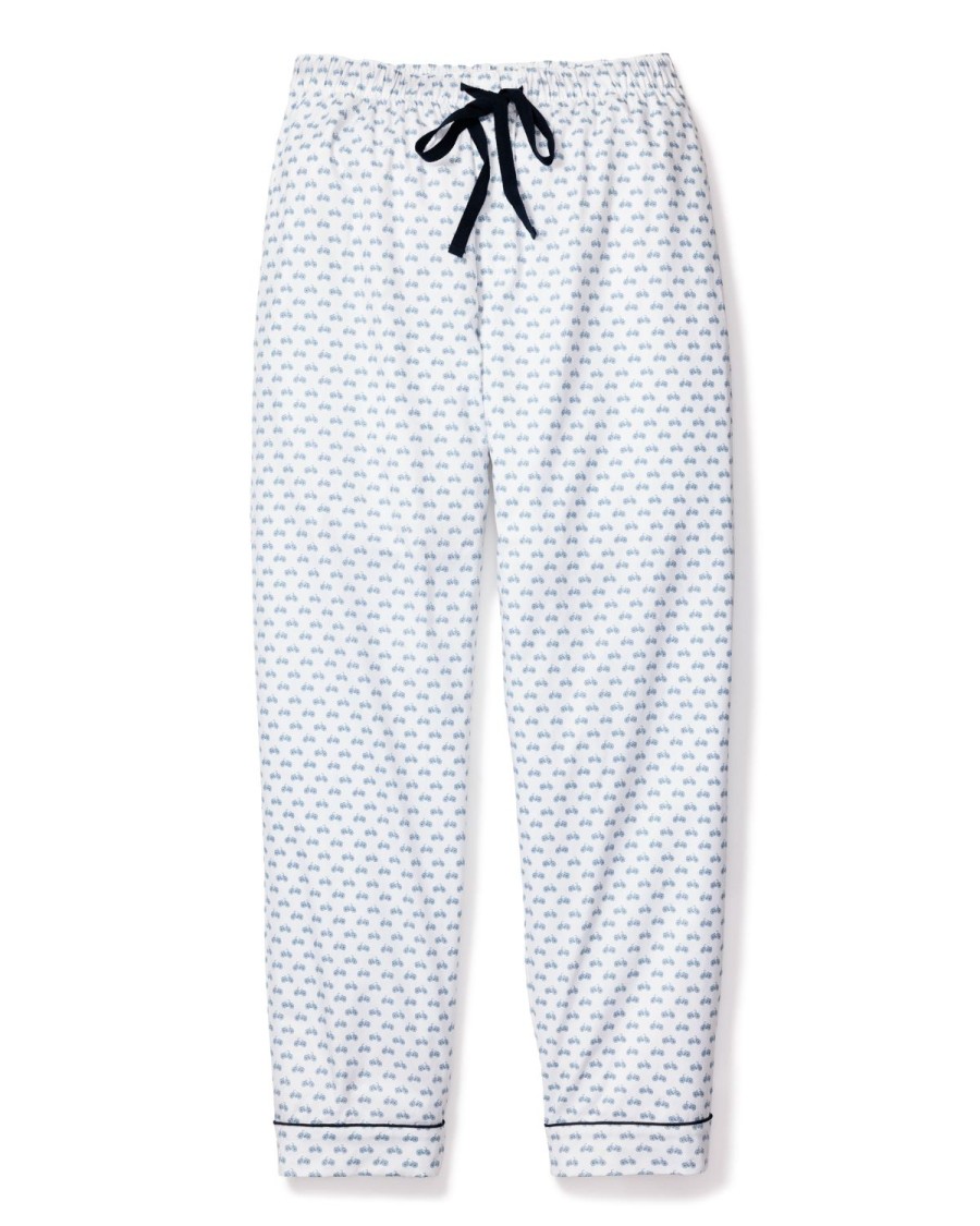 Men Petite Plume | Men'S Twill Pajama Pants In Bicyclette