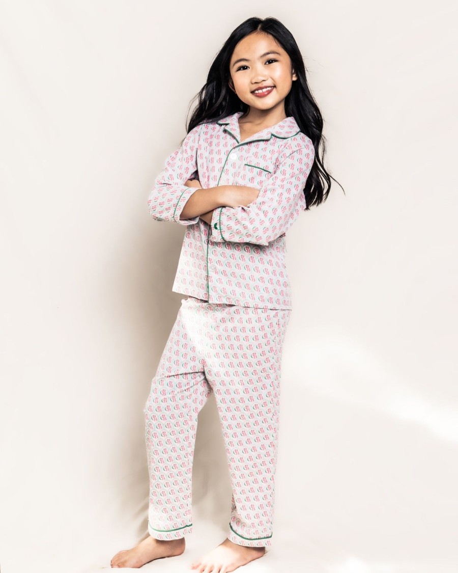 Kids Petite Plume Pajamas | Colony Hotel X Petite Plume Exclusive Print Kid'S Pajama Set