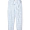 Men Petite Plume | Men'S Twill Pants In Light Blue Gingham