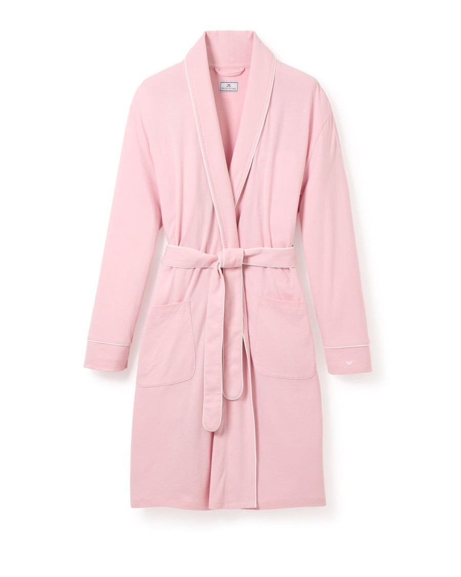 Women Petite Plume | Women'S Pima Robe In Pink