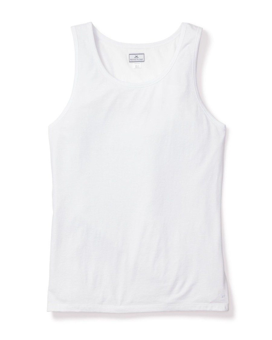 Men Petite Plume | Men'S Pima Tank Top In White