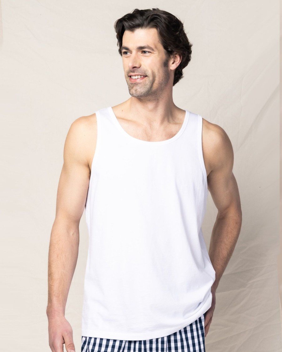 Men Petite Plume | Men'S Pima Tank Top In White