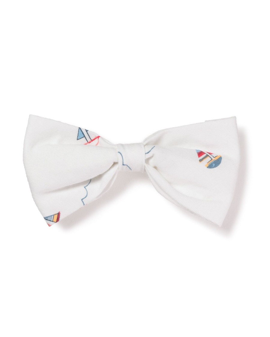 Home Petite Plume | Dog Twill Bow Tie In Bateau