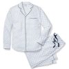 Men Petite Plume | Men'S Twill Pajama Set In Bicyclette