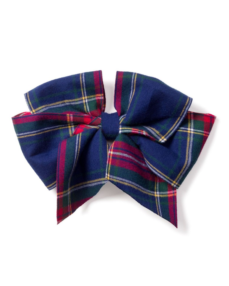 Kids Petite Plume Accessories | Girl'S Hair Bows In Windsor Tartan