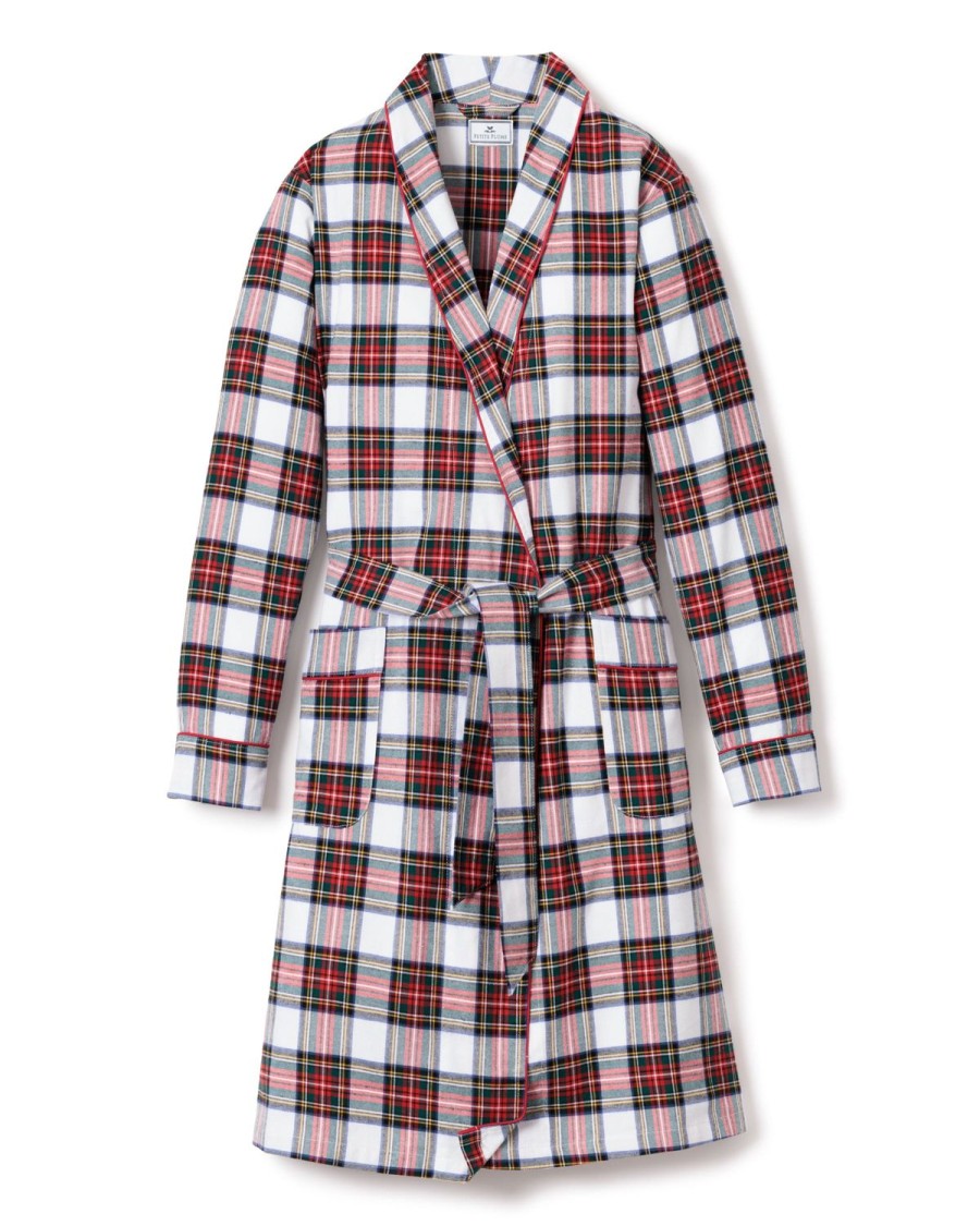 Women Petite Plume | Women'S Brushed Cotton Robe In Balmoral Tartan