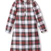 Kids Petite Plume Nightgowns | Kid'S Brushed Cotton Beatrice Nightgown In Balmoral Tartan