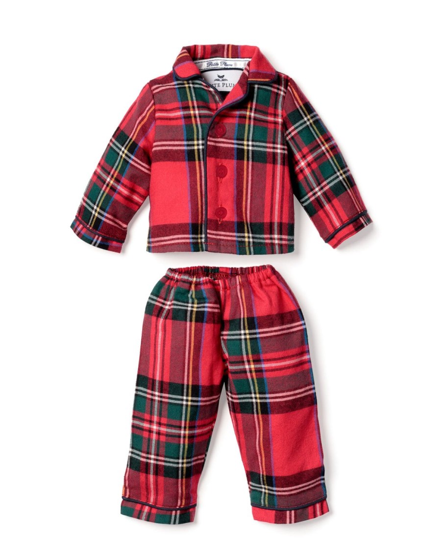 Kids Petite Plume Matching Doll Pajamas | Doll Pajamas In Imperial Tartan