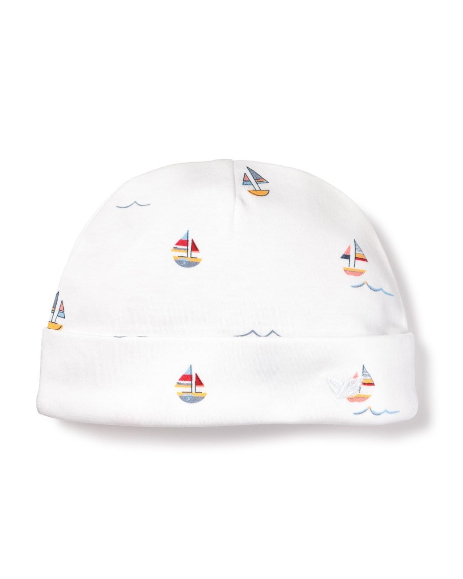 Kids Petite Plume Accessories | Baby'S Pima Hat In Bateau