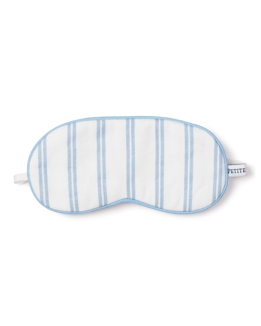 Kids Petite Plume Slippers & Accessories | Kid'S Sleep Mask In Periwinkle Stripe