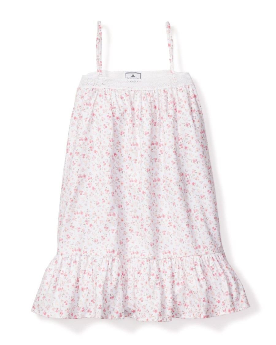 Kids Petite Plume Nightgowns | Girl'S Twill Lily Nightgown In Dorset Floral