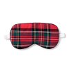 Men Petite Plume | Adult'S Brushed Cotton Sleep Mask In Imperial Tartan