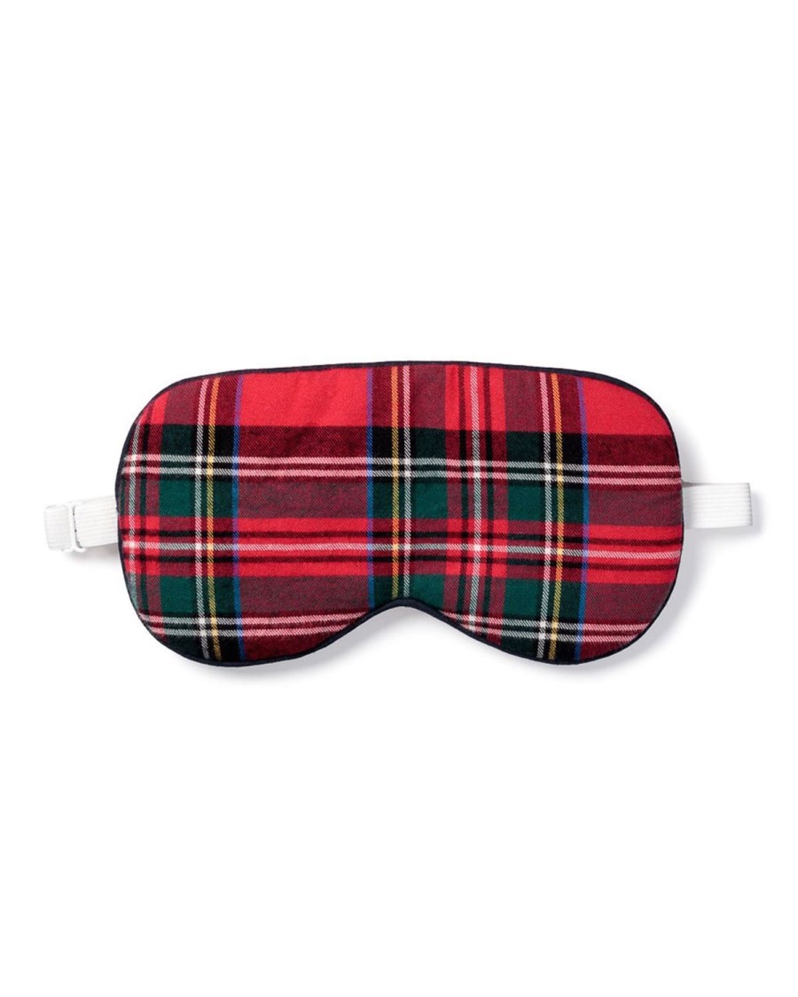 Men Petite Plume | Adult'S Brushed Cotton Sleep Mask In Imperial Tartan