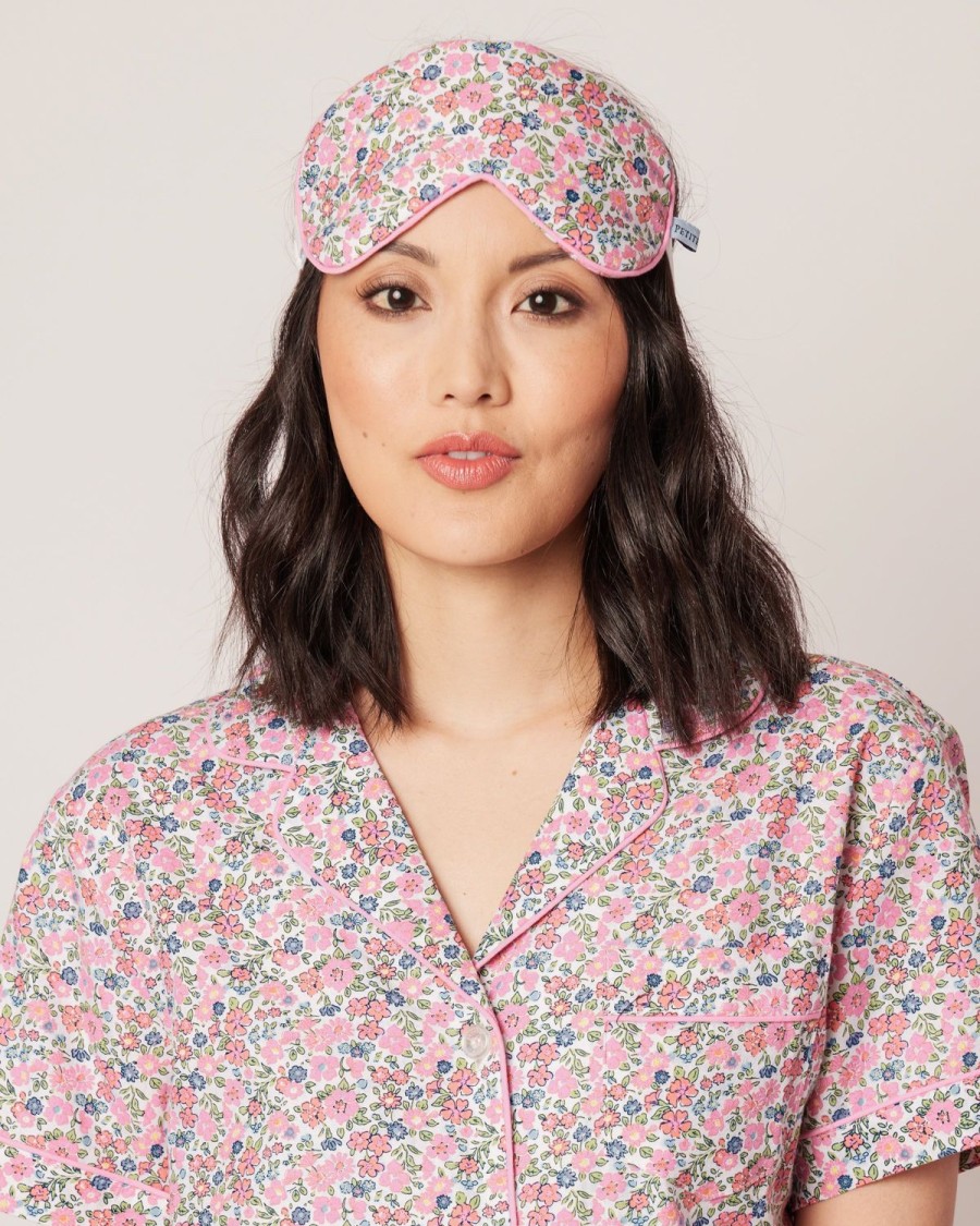 Women Petite Plume | Adult Twill Sleep Mask In Fleurs De Rose