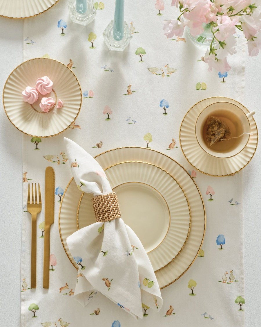 Home Petite Plume | Easter Gardens Table Linen