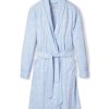 Women Petite Plume | Women'S Pima Robe In Periwinkle Paisley