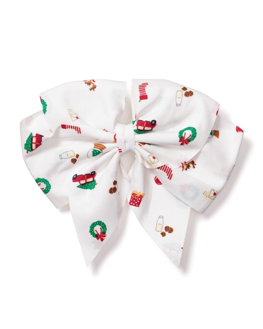 Kids Petite Plume Accessories | Girl'S Hair Bows In Winter Nostalgia