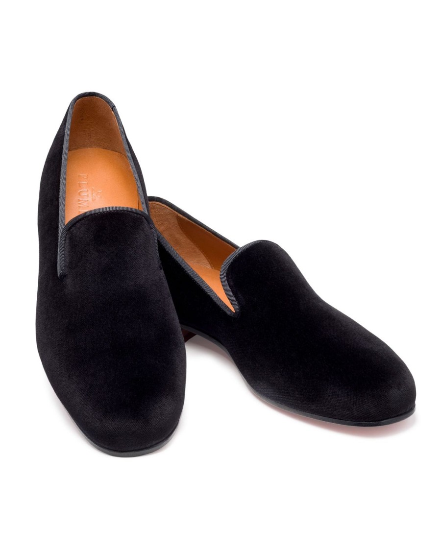 Men Petite Plume | Men'S Hamptons Loafer In Black