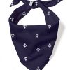 Home Petite Plume | Dog Twill Bandana Portsmouth Anchors