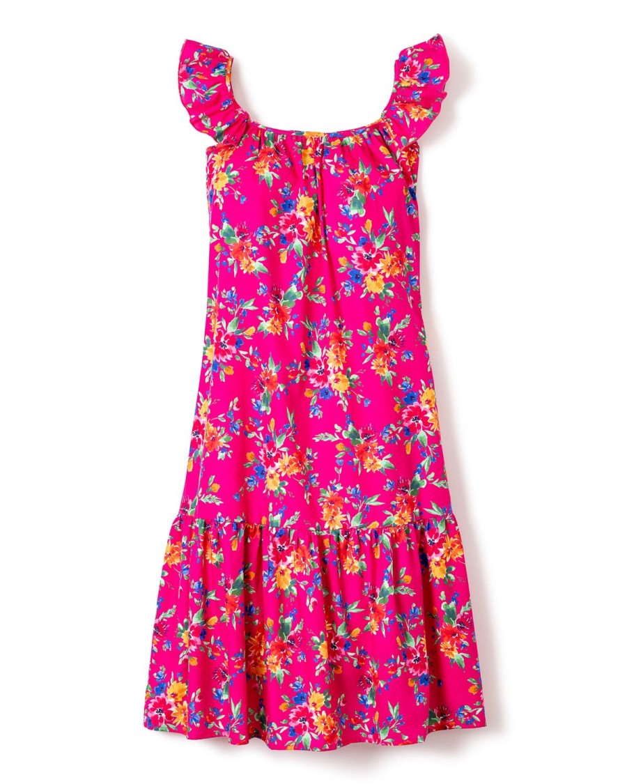 Women Petite Plume | Women'S Twill Celeste Dress In Summer Blooms