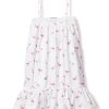 Kids Petite Plume Nightgowns | Girl'S Twill Lily Nightgown In Flamingos