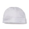 Kids Petite Plume Accessories | Baby'S Pima Hat In Grey Stripes