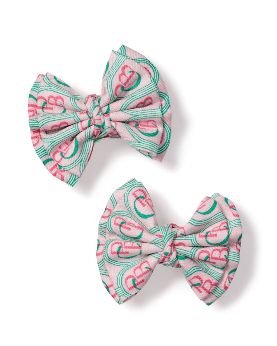 Kids Petite Plume Accessories | Colony Hotel X Petite Plume Exclusive Print Hair Bows