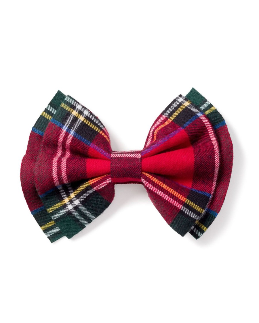 Kids Petite Plume Accessories | Girl'S Hair Bows In Imperial Tartan