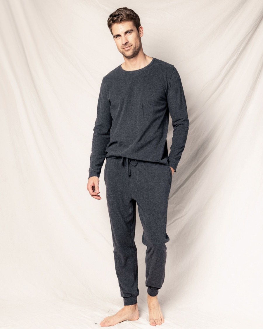 Men Petite Plume | Men'S Pima Pants In Dark Heather Grey