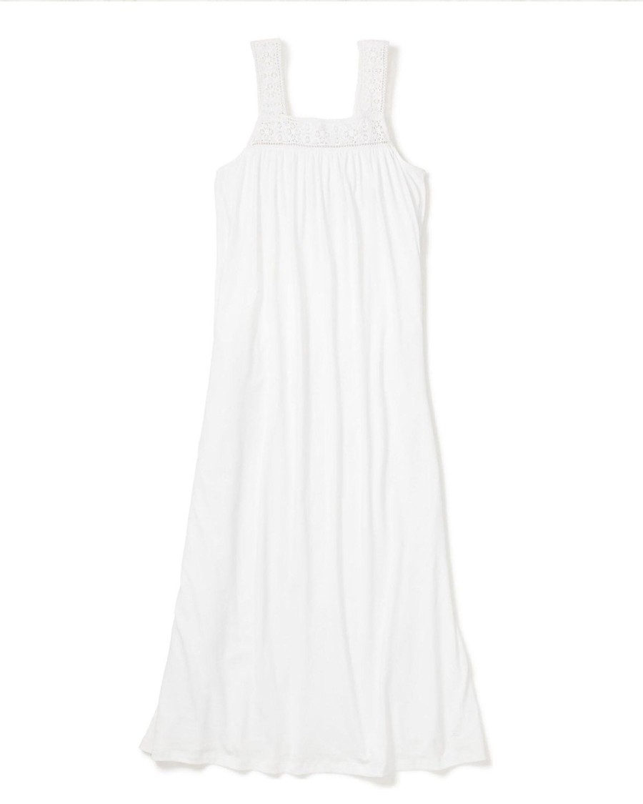 Women Petite Plume | Women'S Pima Camille Nightgown In White