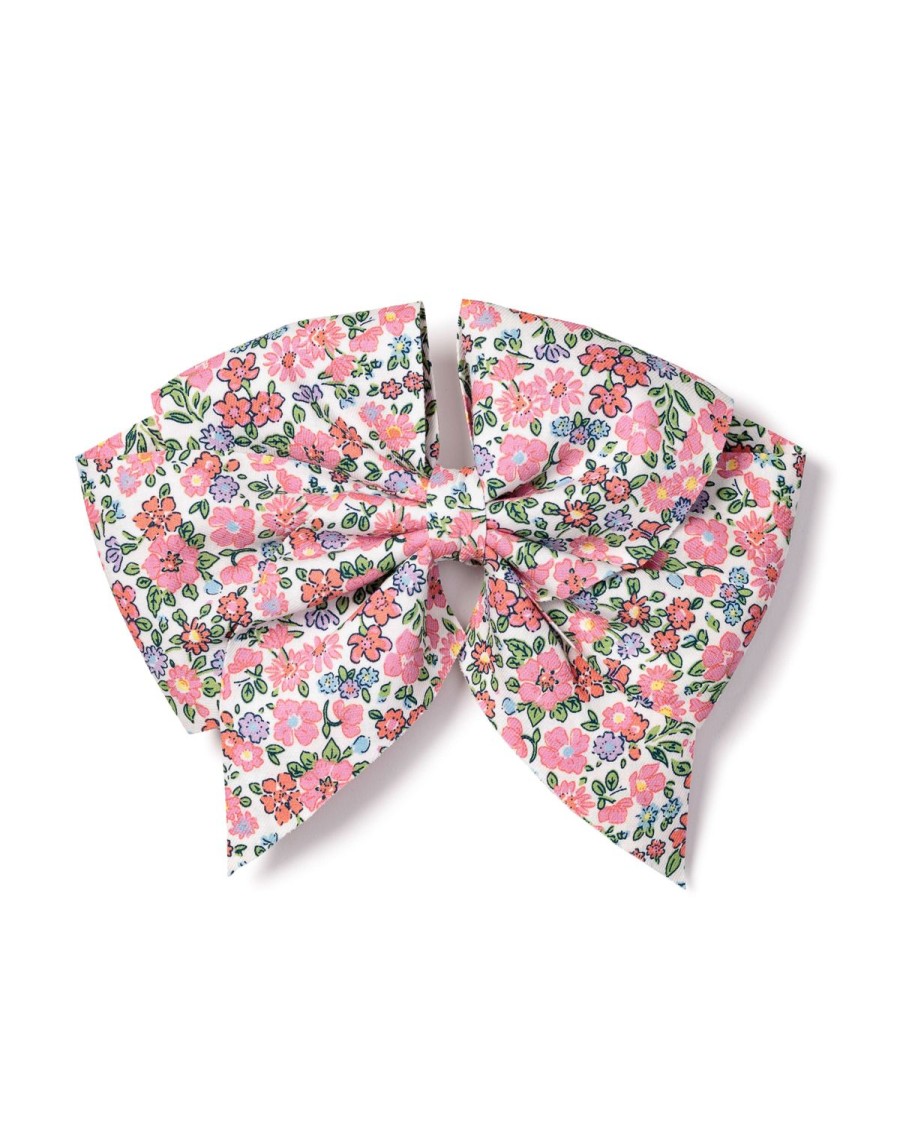 Kids Petite Plume Accessories | Girl'S Hair Bows In Fleurs De Rose