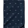 Kids Petite Plume Accessories | Pima Baby Blanket In Portsmouth Anchors