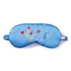 Women Petite Plume | Women'S Silk Sleep Mask In Azure Brilliant Botanical