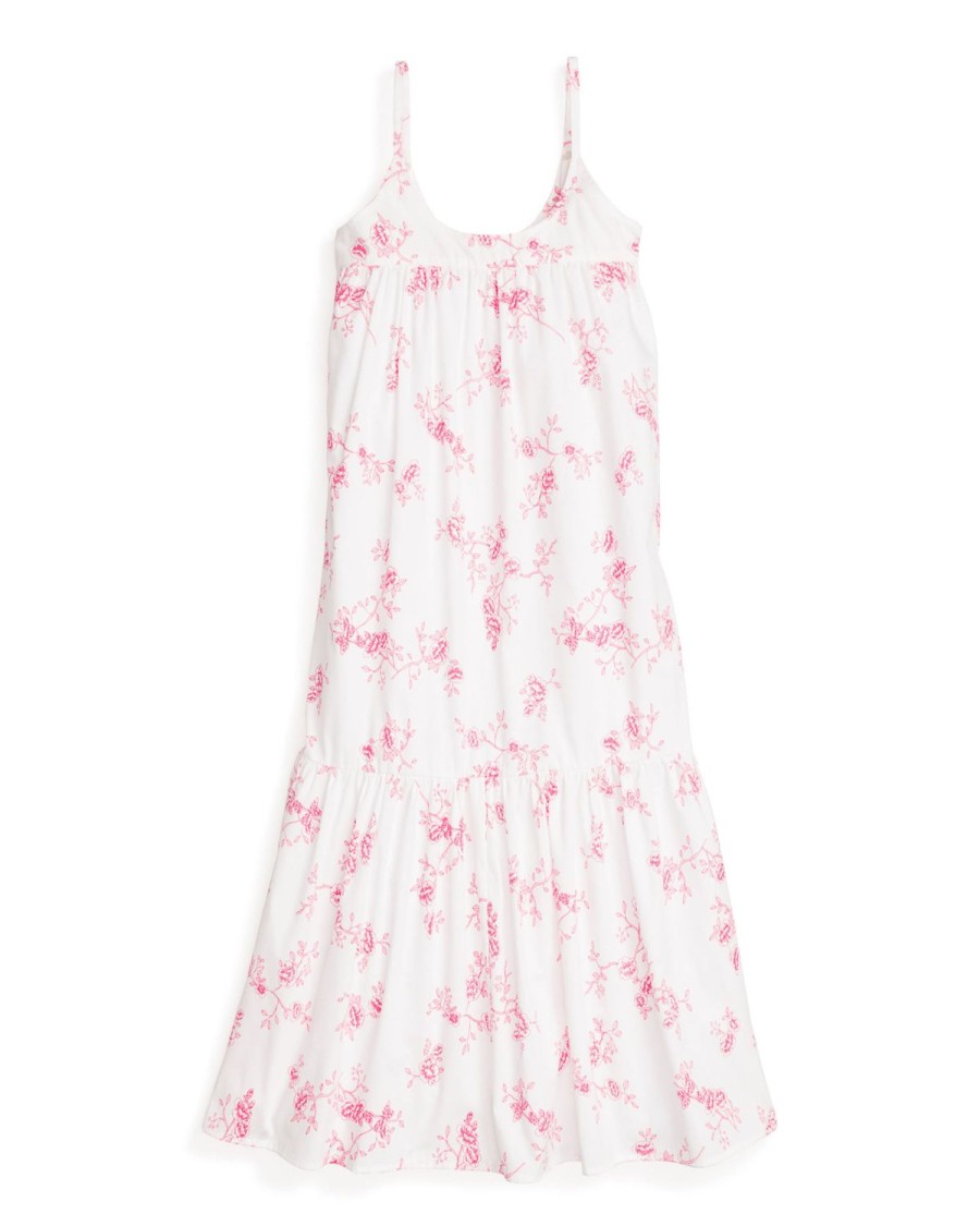 Women Petite Plume | Women'S Twill Chloe Nightgown In English Rose Floral