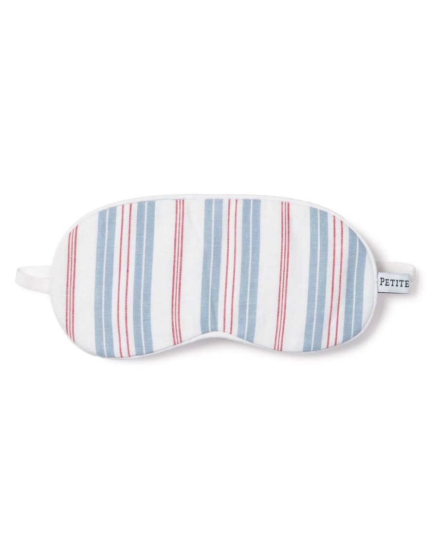 Kids Petite Plume Slippers & Accessories | Kid'S Sleep Mask In Vintage French Stripes