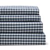 Home Petite Plume Sheets | Luxe Premium Cotton Navy Gingham Bed Sheets