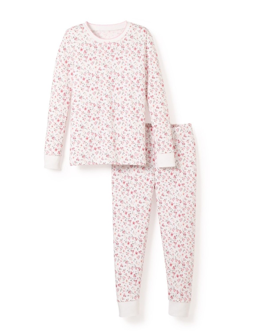 Kids Petite Plume Pajamas | Kid'S Pima Snug Fit Pajama Set In Dorset Floral