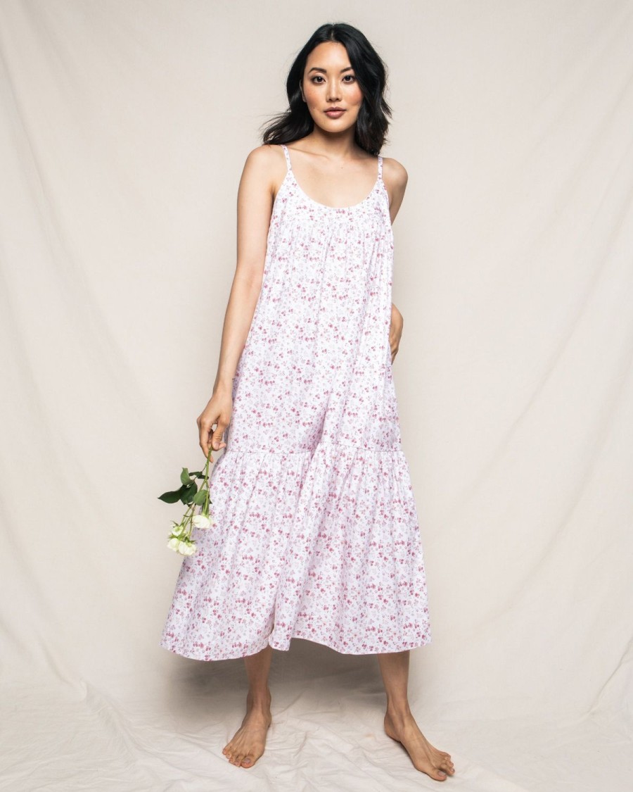 Women Petite Plume | Women'S Twill Chloe Nightgown In Dorset Floral