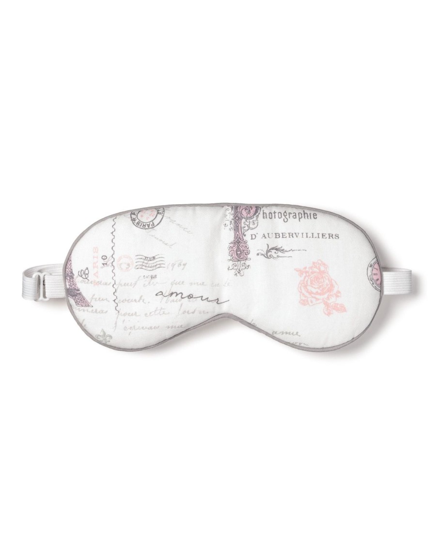 Women Petite Plume | Adult'S Twill Sleep Mask In Paris Musings